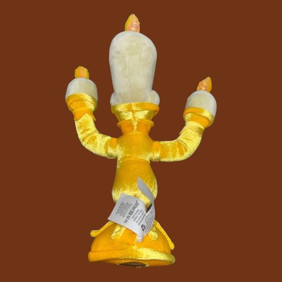 Disney Store Cogsworth & Lumiere Beauty and the Beast Plush 11” - Picture 3 of 5